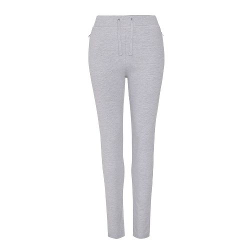 Awdis Just Hoods Women's Tapered Track Pants Heather Grey